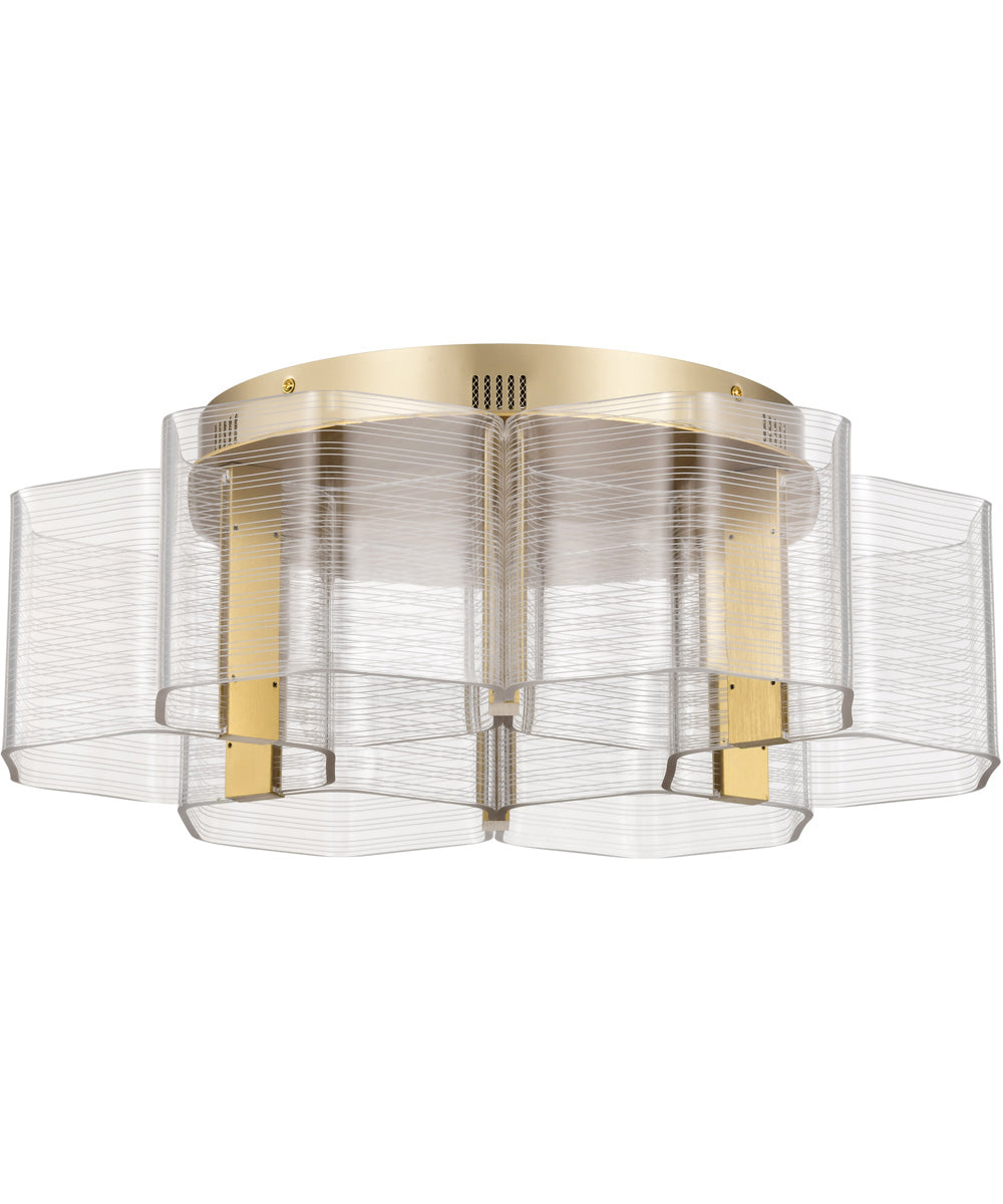 Kenzo  Close-to-Ceiling Polished Anodized Bronze