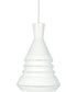 9"W Vortex 1-Light Pendant White