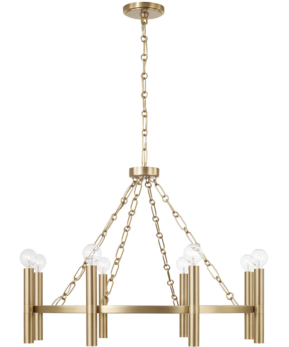 Winton 8-Light Chandelier Matte Brass