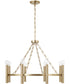 Winton 8-Light Chandelier Matte Brass