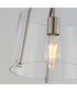 Bellmore 1-Light Pendant/Semi Flush Satin Nickel
