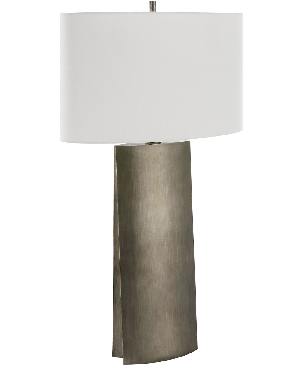 V-Groove Modern Table Lamp