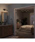 Ilia 3-Light Bath Vanity with Clear Glass Shade Matte Black