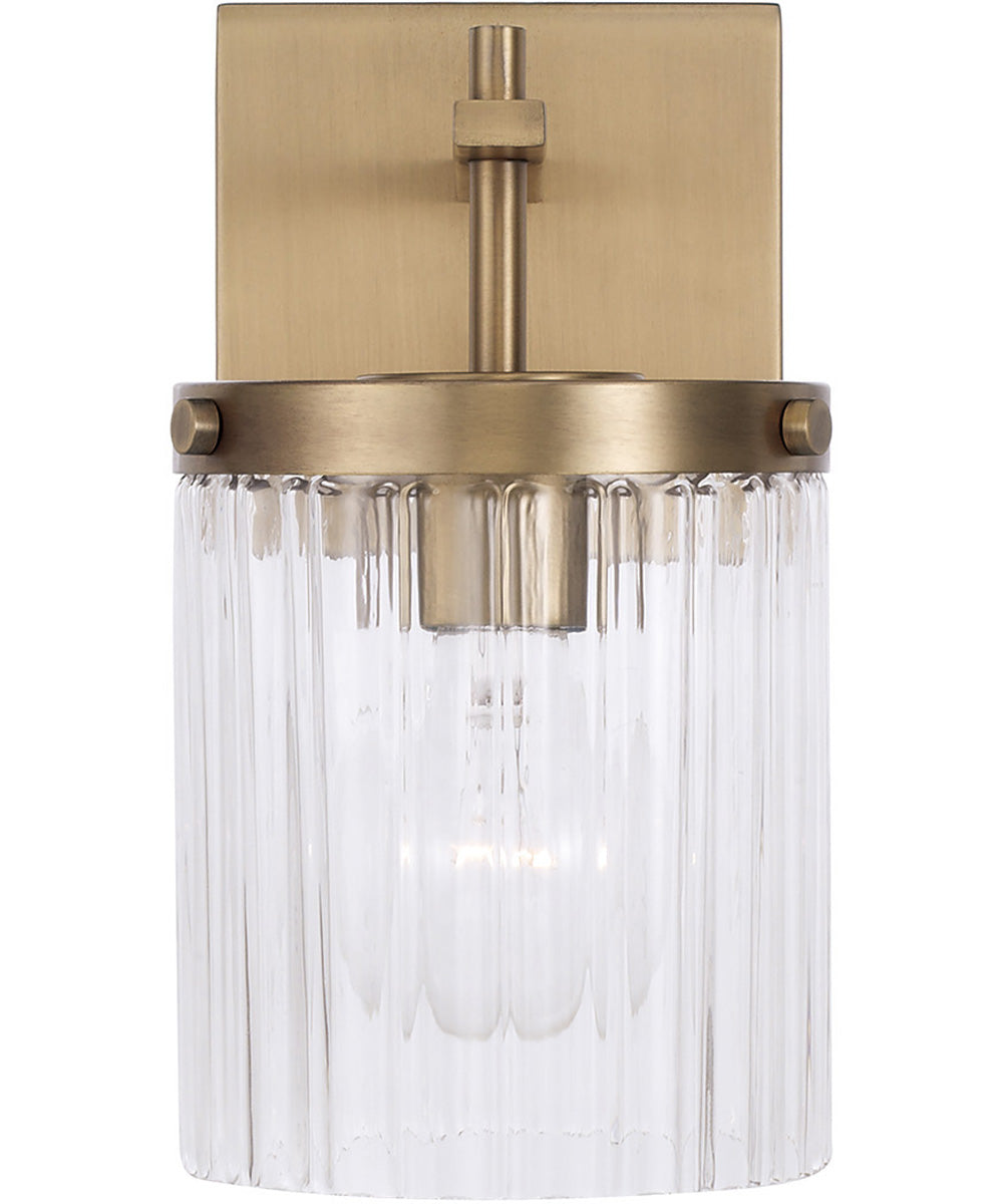 Vaughn 1-Light Sconce Aged Brass