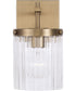 Vaughn 1-Light Sconce Aged Brass