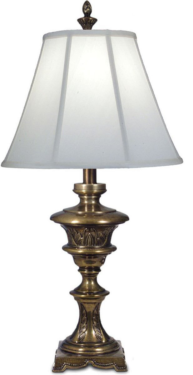 34"H 3-Way Table Lamp Smoked Umber