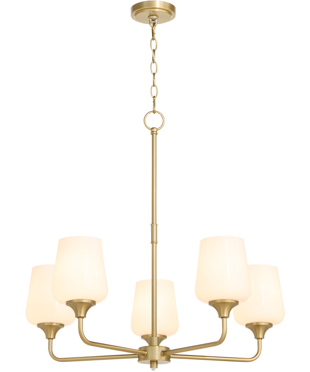 Raymond Chandelier Aged Brass