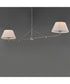 Dunbridge 2-Light Pendant Polished Nickel