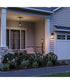 Cantley Outdoor Pendant with Clear Glass Panels Antique Bronze