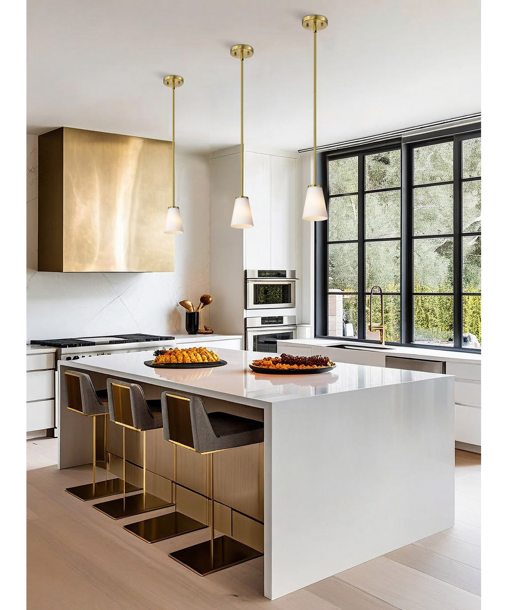 Royale 1-Light Pendant Burnished Brass