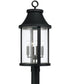 Bridger 4-Light Outdoor Post-Lantern Black