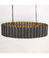 Allegra 5-Light Linear Pendant Gunmetal / Gold