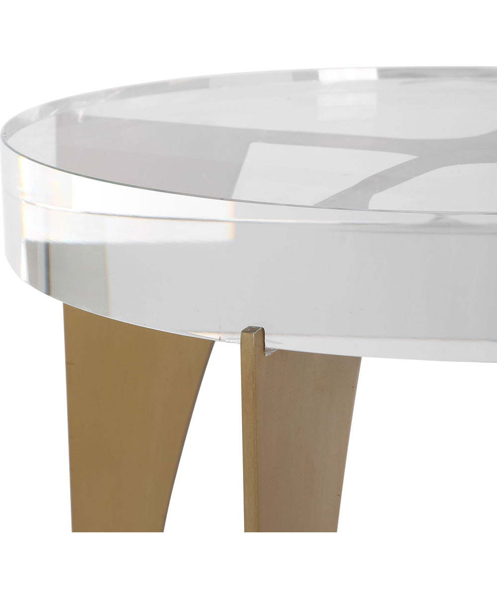 Kolkata Brass Accent Table