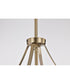 Easton 3-Light Pendant Burnished Brass