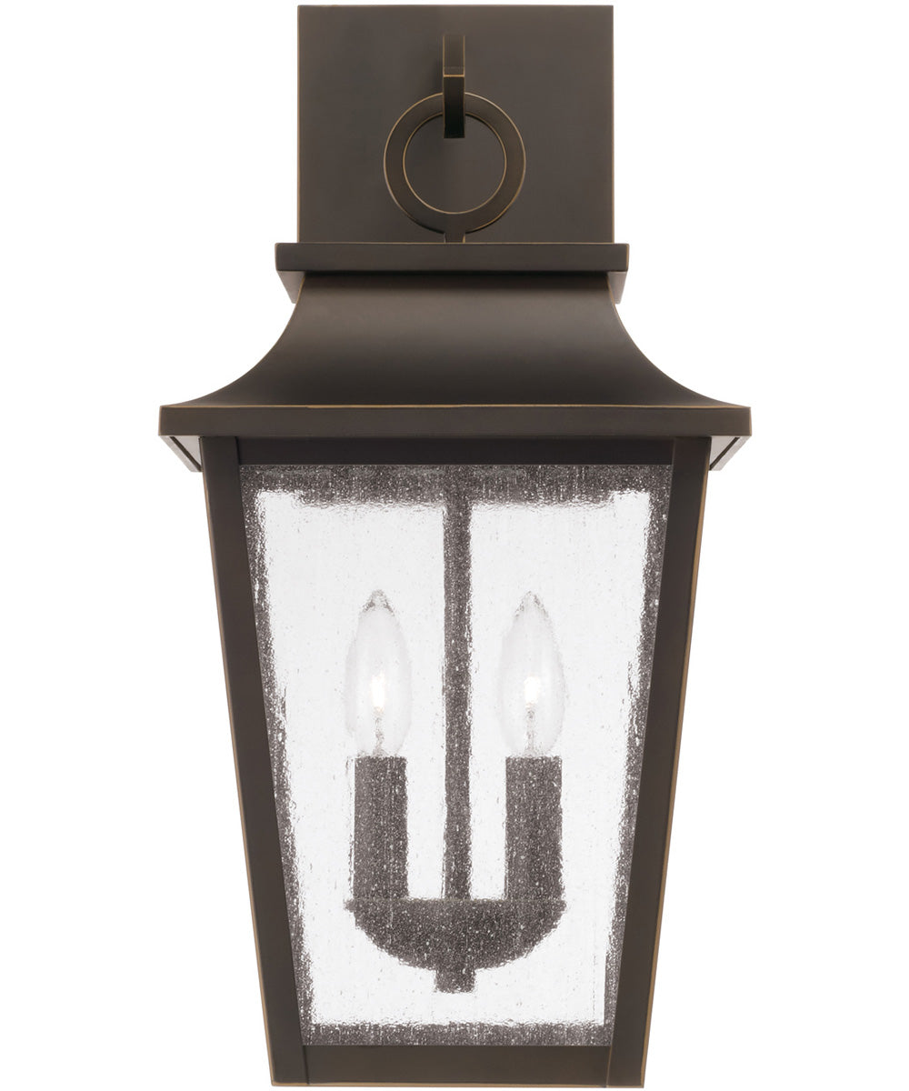 Chandler 2-Light Outdoor Wall-Lantern Oiled Bronze