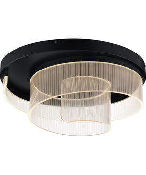 Sonata 20 inch LED Flush Mount Black
