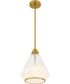 Quoizel Pendant Small 1-light Mini Pendant Brushed Gold