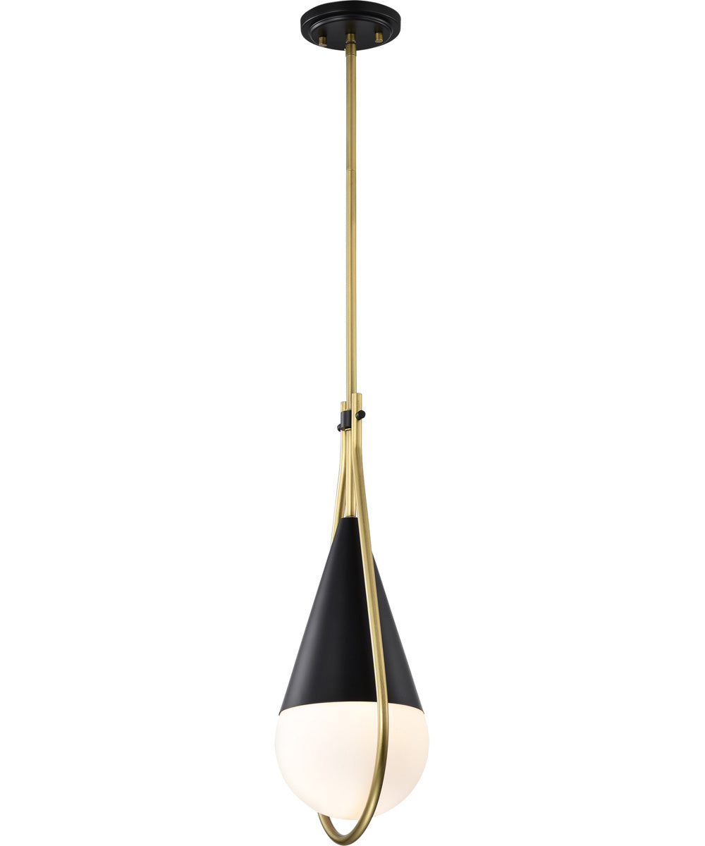 Admiral 1-Light Pendant Matte Black