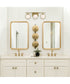 Teatro 3 Light Vanity Brushed Gold