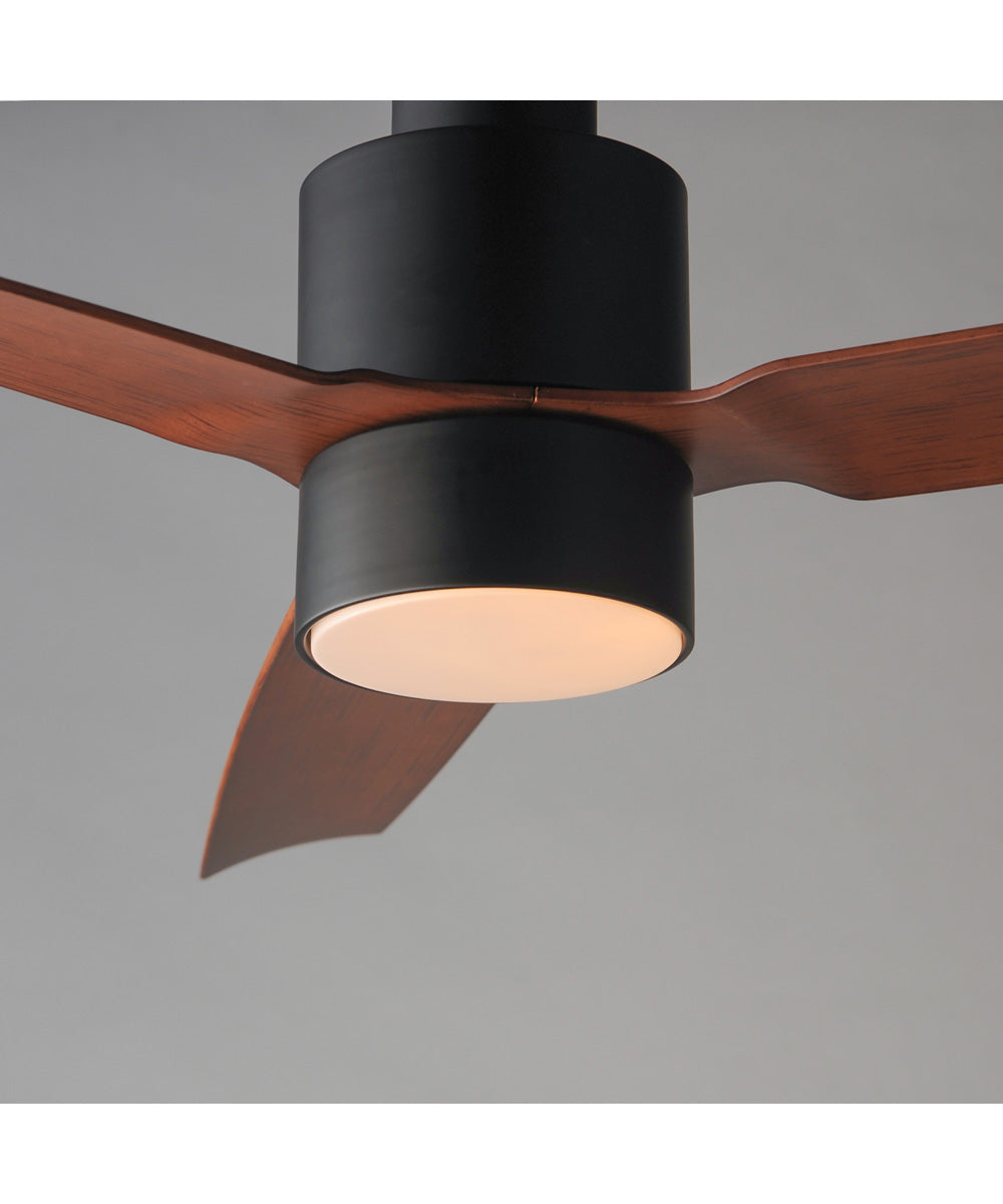 Falcon DC 52 inch Indoor/Outdoor Fan w LED Light Kit Black / Walnut