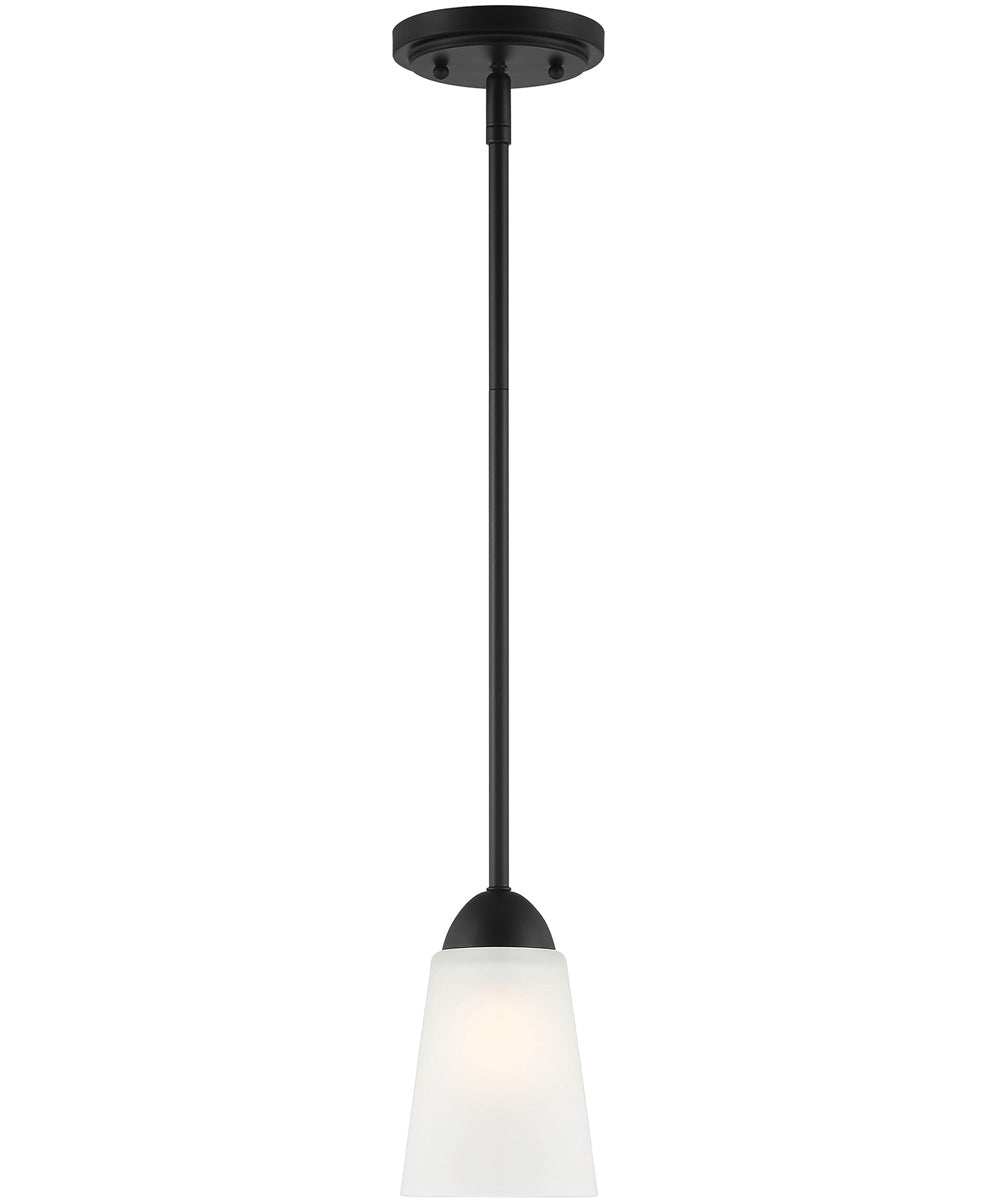 Malone 1 Light Pendant Matte Black