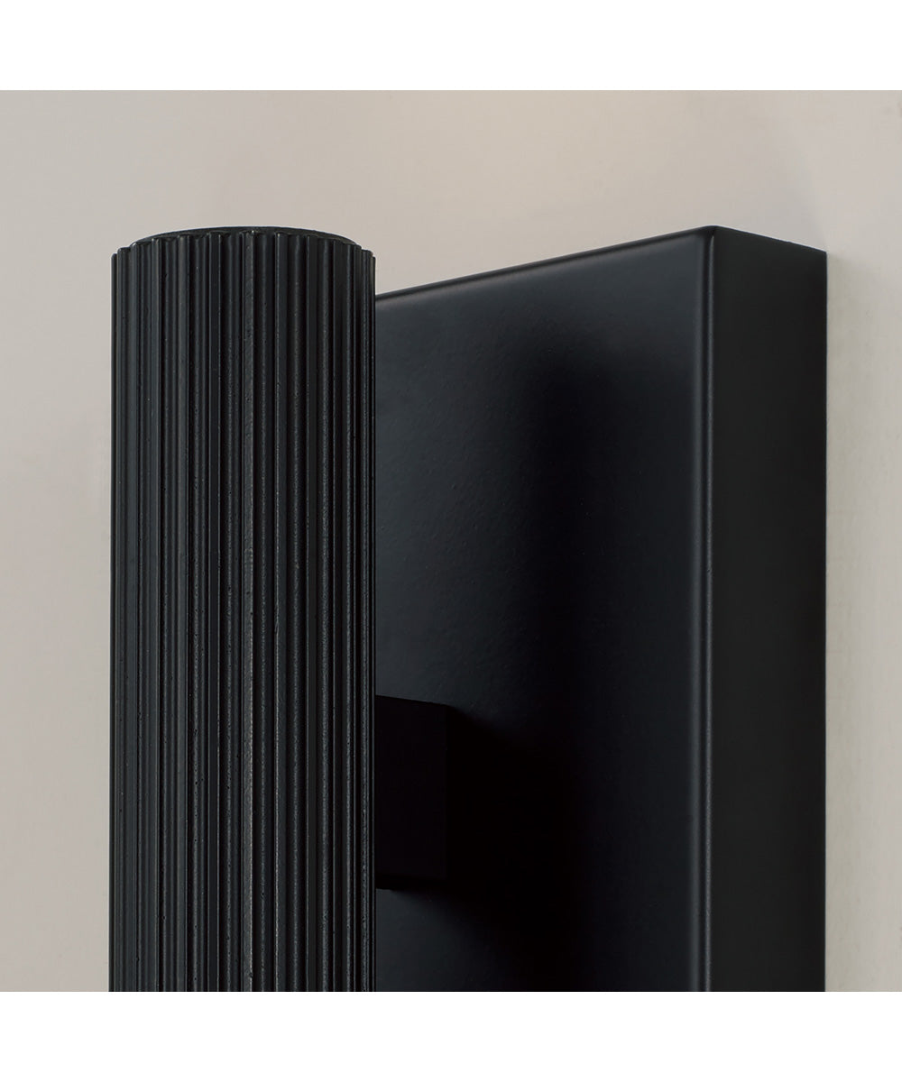 Ian 2-Light Sconce Matte Black