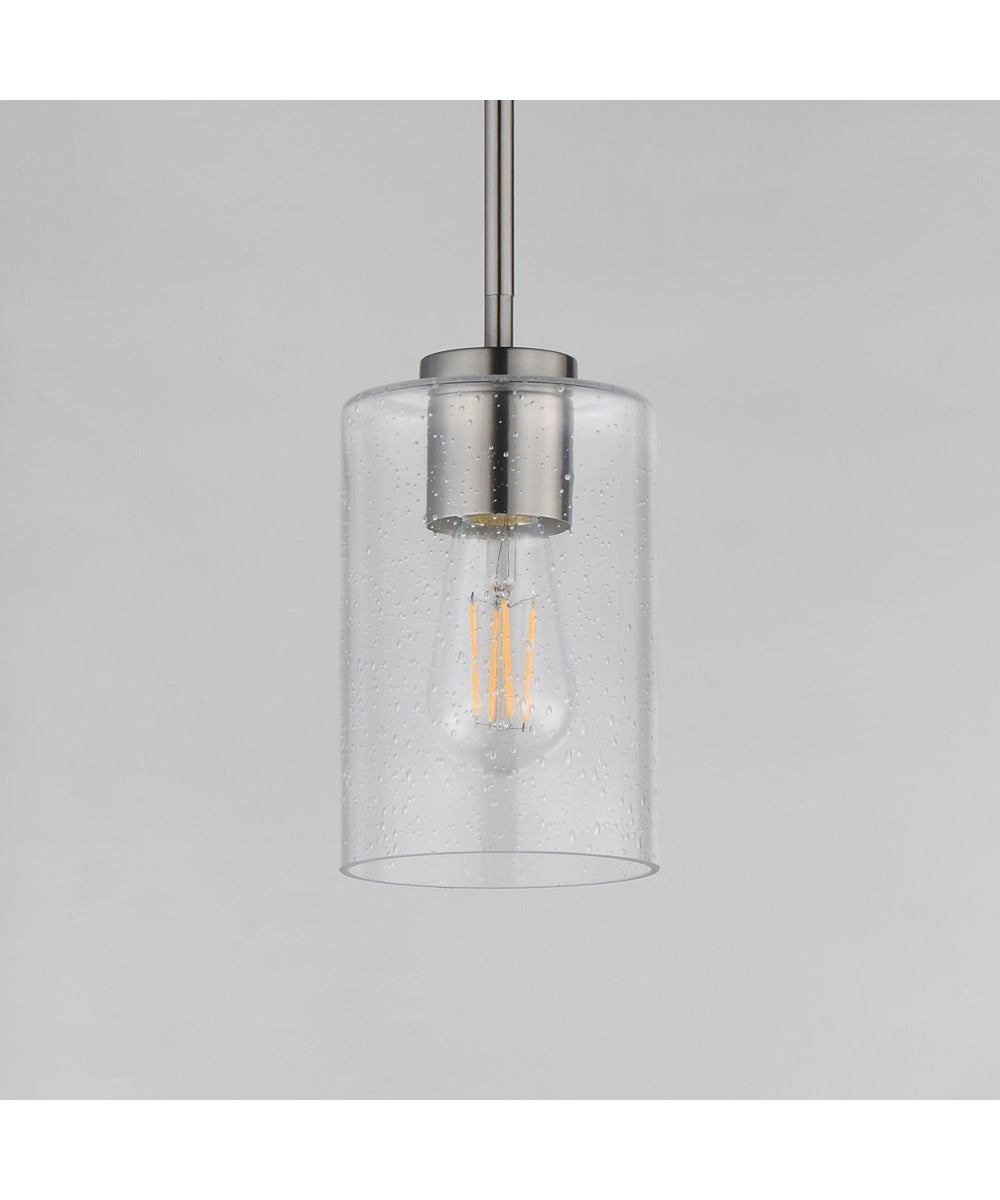 Livingston Single Pendant Satin Nickel