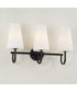 Averitt 3-Light Vanity Matte Black