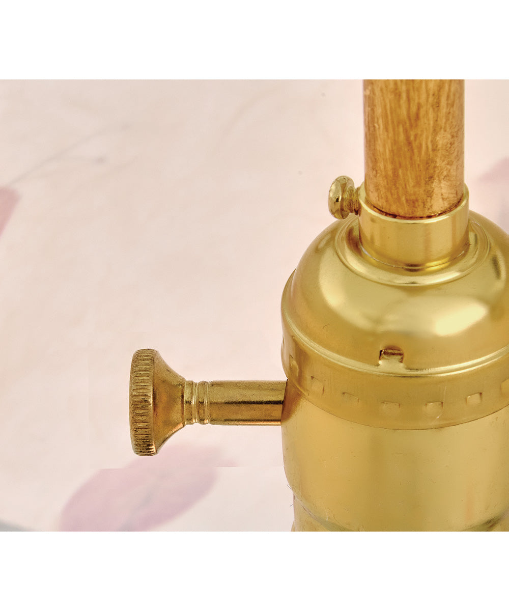 Primrose 1-Light Large Sconce in Distressed Brass