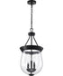 Boliver 3-Light Pendant Matte Black