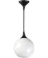 Neve Single Pendant Black
