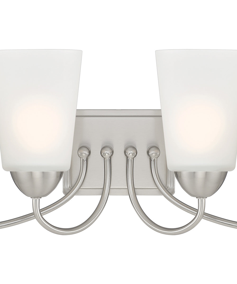 Malone 4 Light Vanity Brushed Nickel