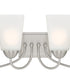 Malone 4 Light Vanity Brushed Nickel