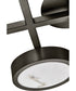 Cava LED-Light Large Flush Mount in Black Oxide