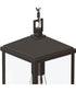 Cantley Outdoor Pendant with Clear Glass Panels Antique Bronze