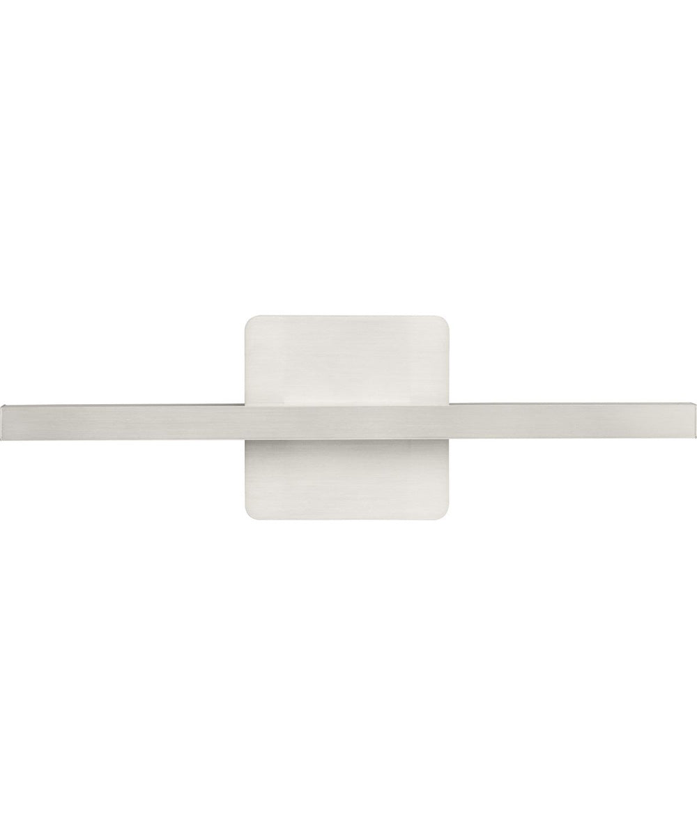 Phase 5 16 in. Slim Modern 3CCT Integrated LED Linear Vanity Light Brushed Nickel