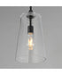 Hudson Single Pendant Black