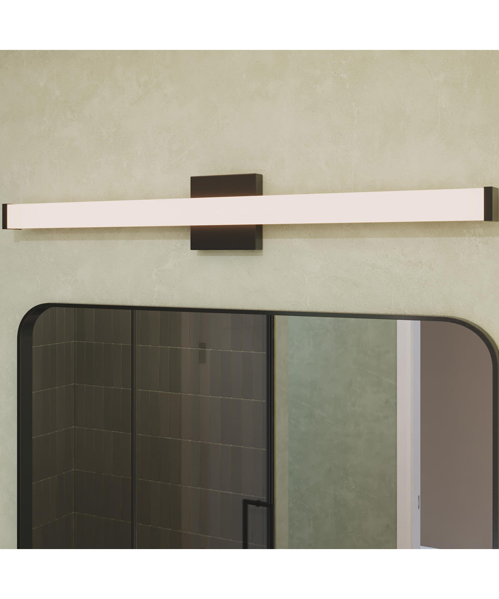 Phase 6.1 36 in. 5CCT Integrated LED Linear Vanity Light Black