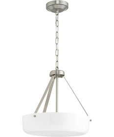 Lieon 2-Light Convertible Pendant Brushed Nickel