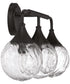 Reflection 3-Light Lighting Flat Black