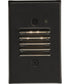 LED Indoor/Outdoor Integrated LED Wall or Step Light with Photocell Antique Bronze