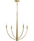 Jheni 4-Light Medium Chandelier Brushed Gold