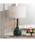 Essex Green Glass Table Lamp