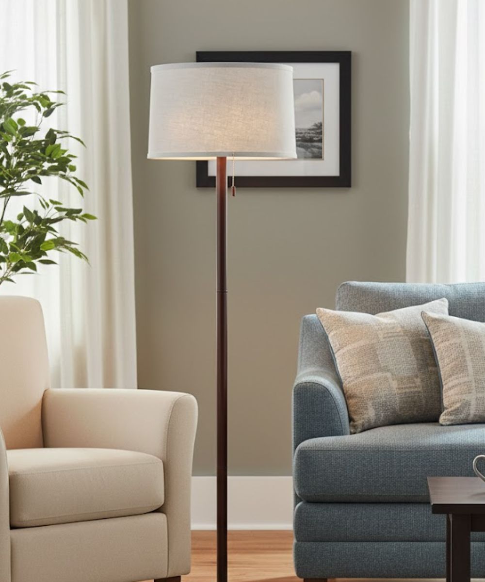 17x18x12 Cream Aberdeen Drum Hardback Lampshade