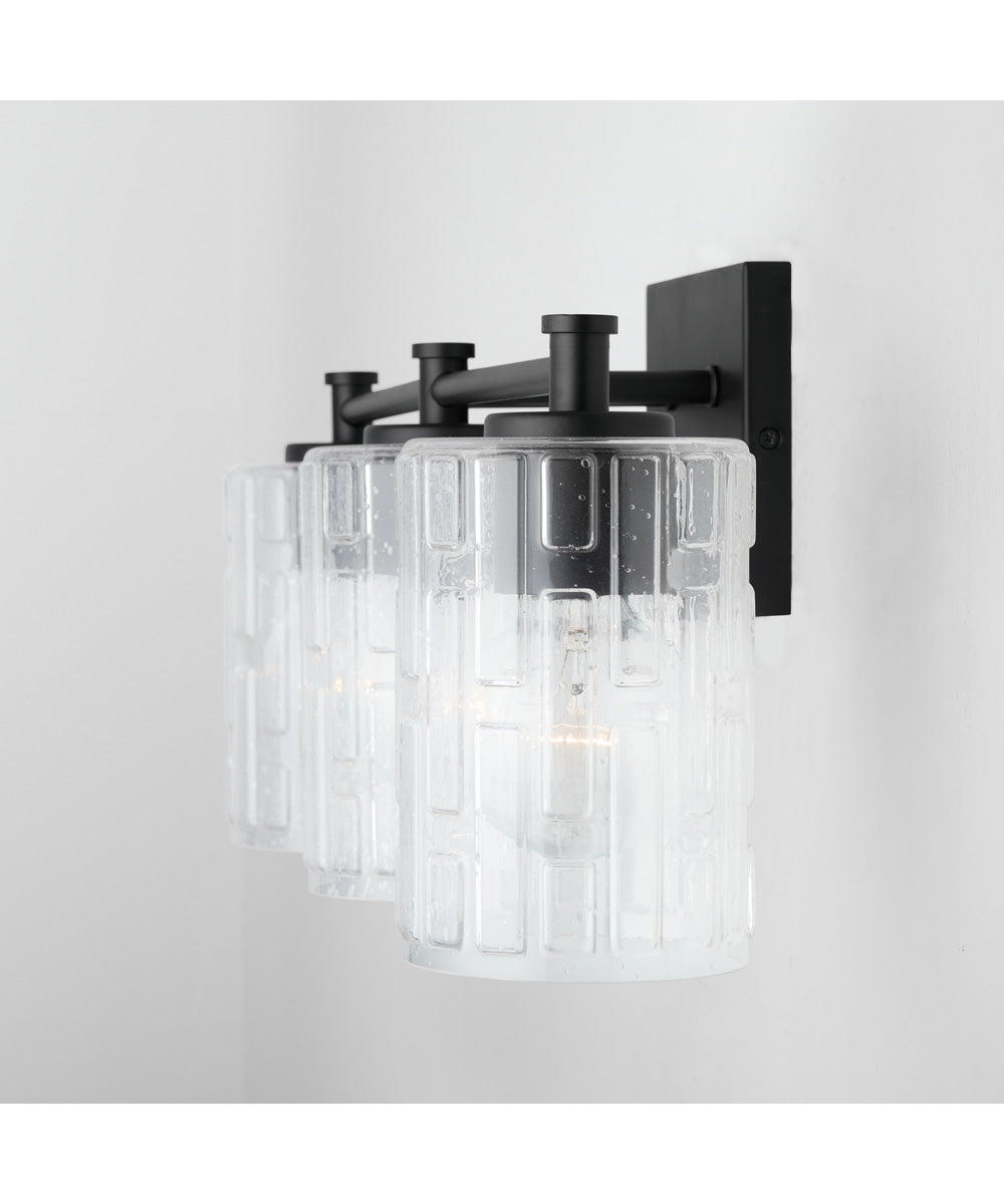 Emerson 3-Light Vanity Matte Black