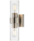 Livingston 2-Light Sconce Satin Nickel