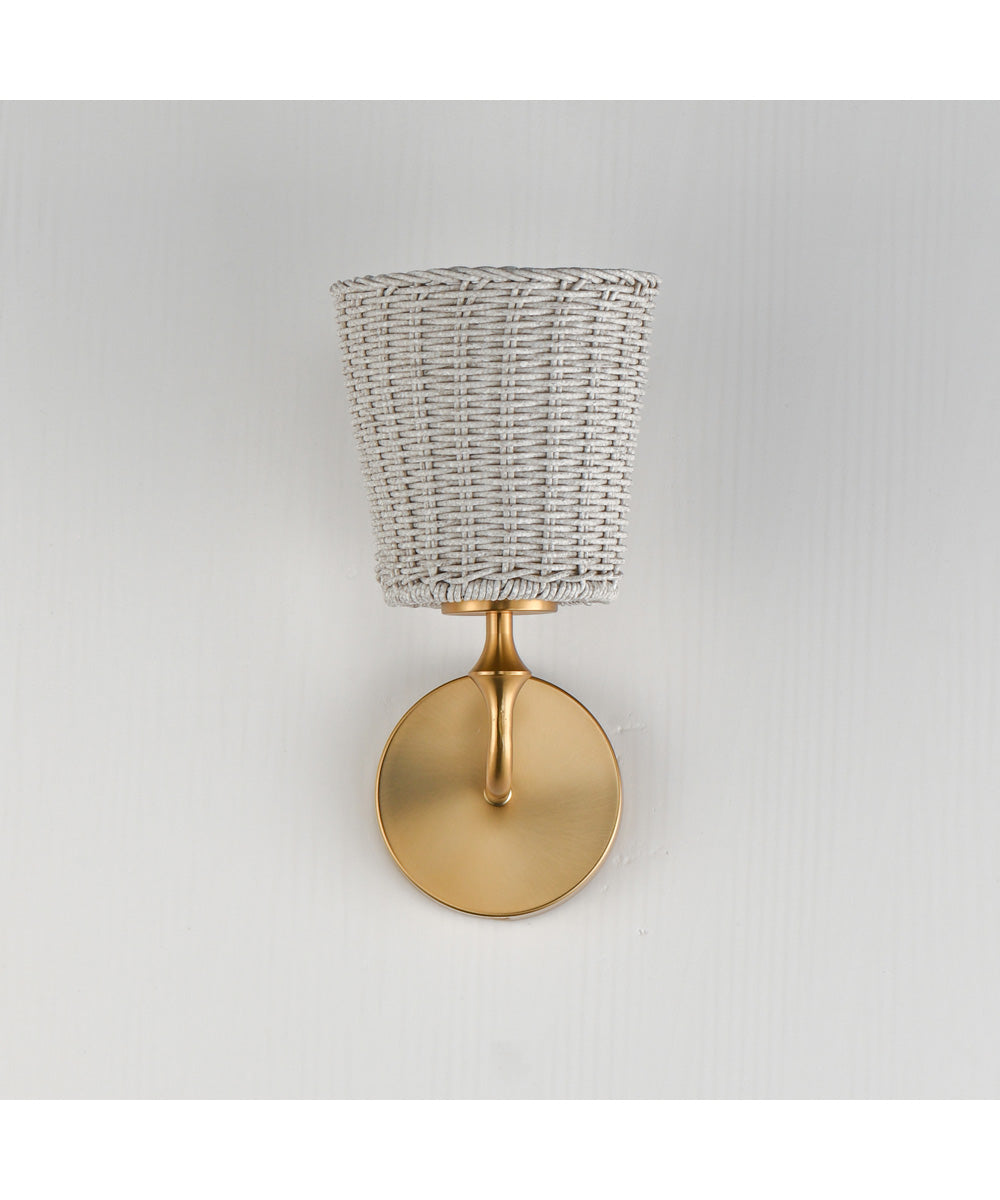 Baja 1-Light Sconce Natural Aged Brass