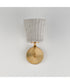 Baja 1-Light Sconce Natural Aged Brass