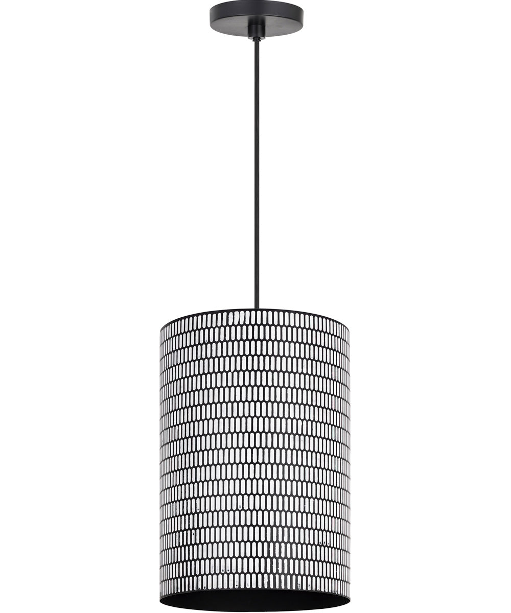Shaka 1-Light Pendant Black / White