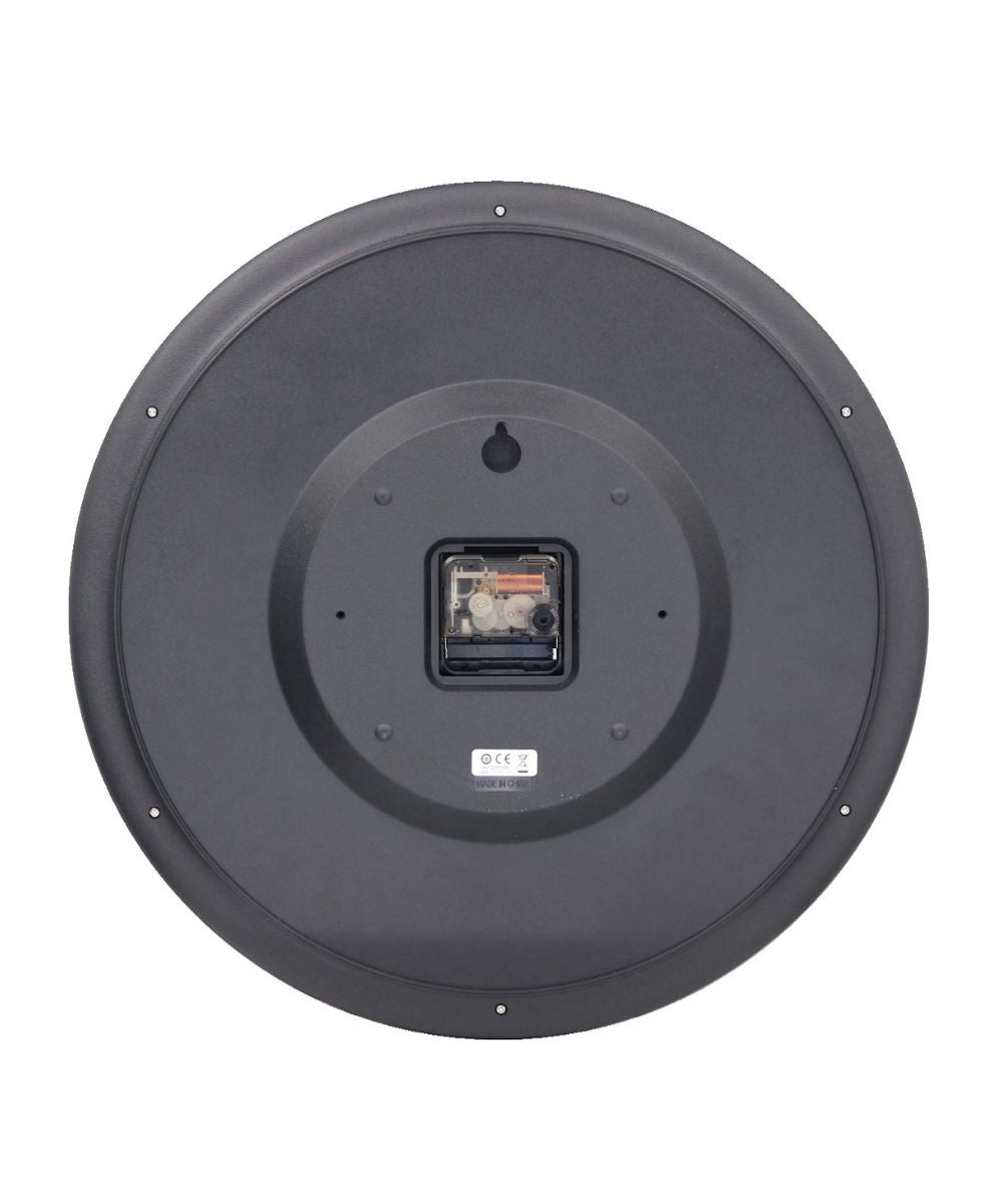 Wood Finish Numbered Wall Clock